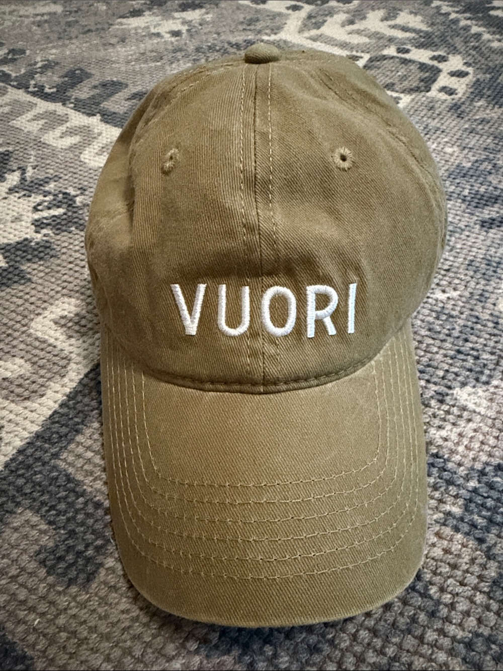 Vuori Unisex Green Ball Cap Hat